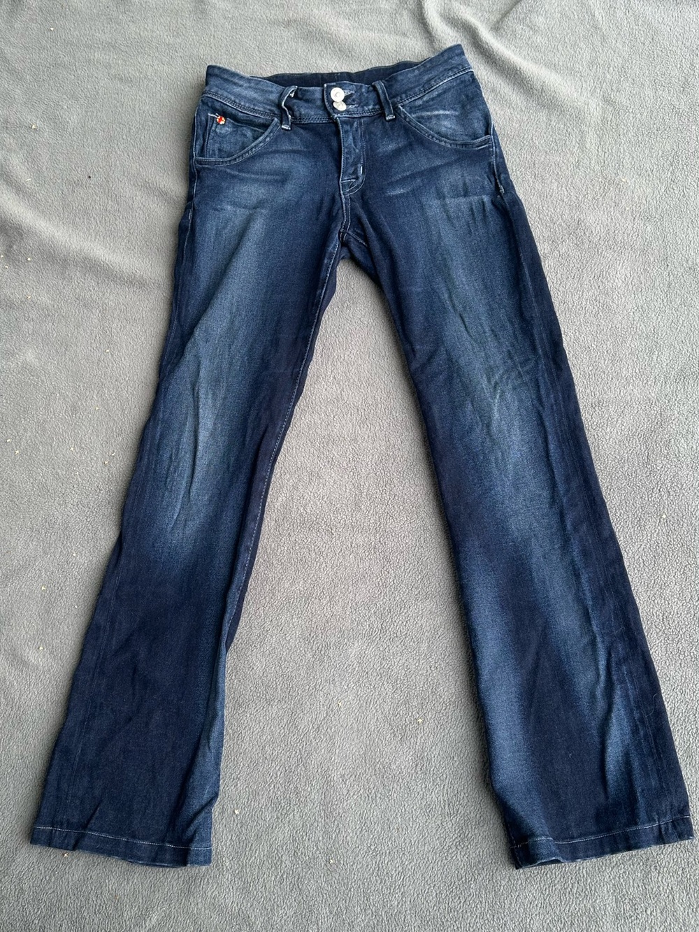 Hudson Jeans Dark Blue Flare-Leg Women’s Jeans